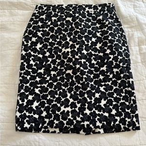 J Crew Factory Floral Skirt, Size 0